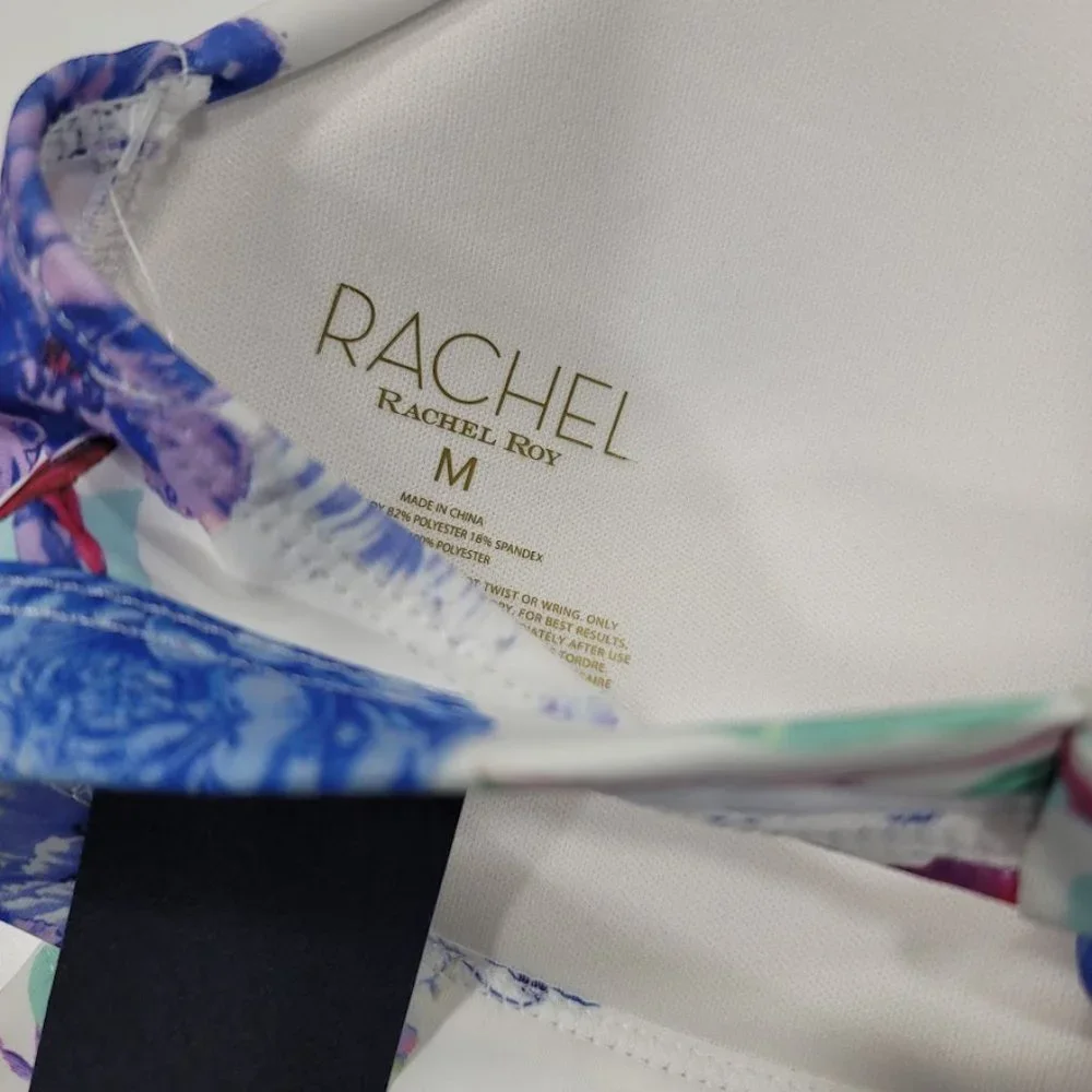 Rachel Roy Floral Halter Bikini Set Size Medium - Picture 6 of 9